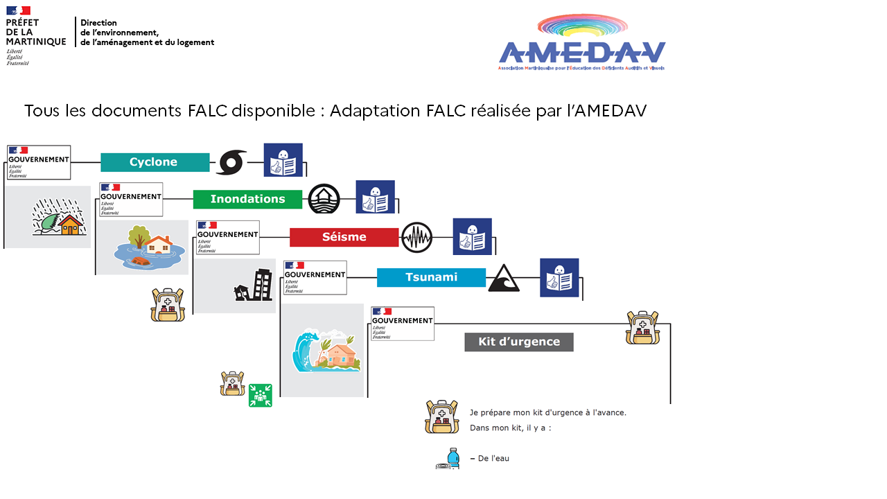Tous les documents FALC Tous les documents en FALC cyclone inondation séisme tsunami kit de survie